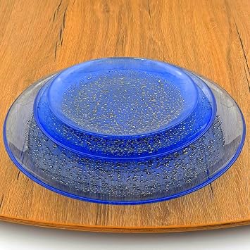 ISLA 12PC Dinner Plate Set Indigo/Bronze