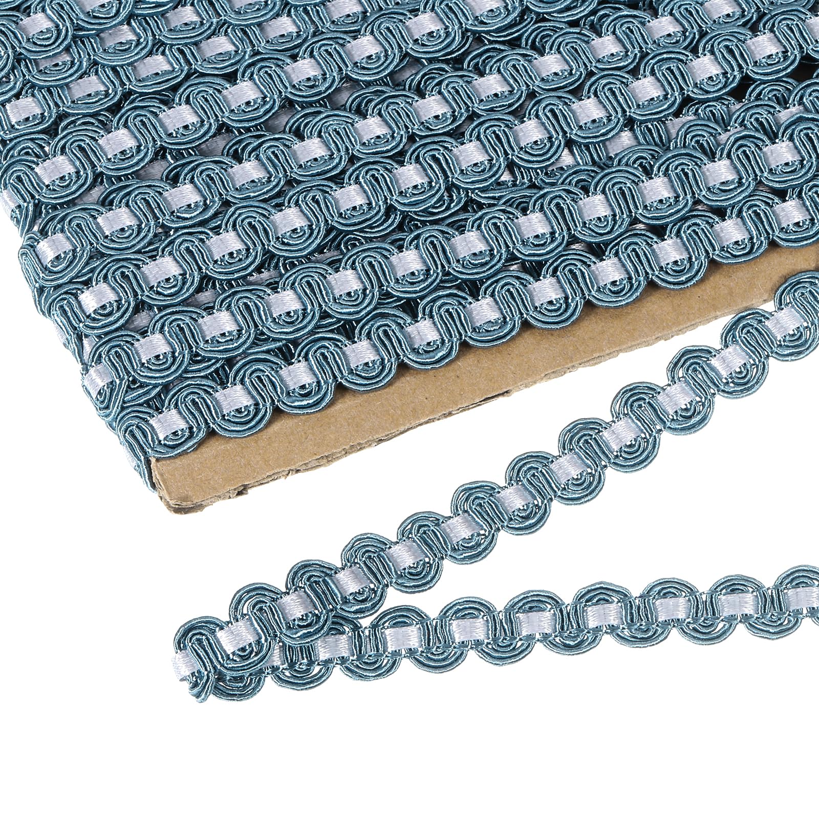 PH PandaHall Braid Tirm om te naaien, 27 meter (8 mm), rood, gimp vlecht, trim band, polyester, franjes, basistrim, trim, voor bekleding, kostuum, doe-het-zelf handwerk, sieraden maken, gordijn
