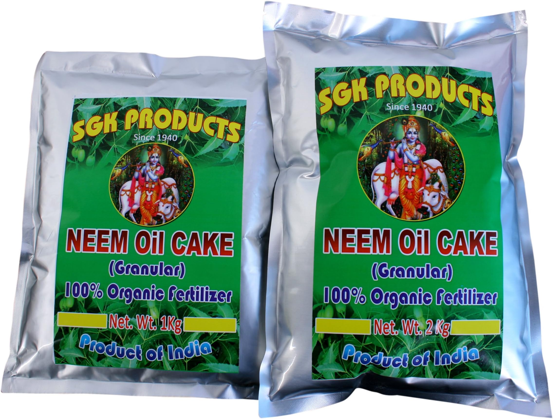 Neem Oil Cake (Powder), 100% Organic Fertilizer, 2Kg Bag