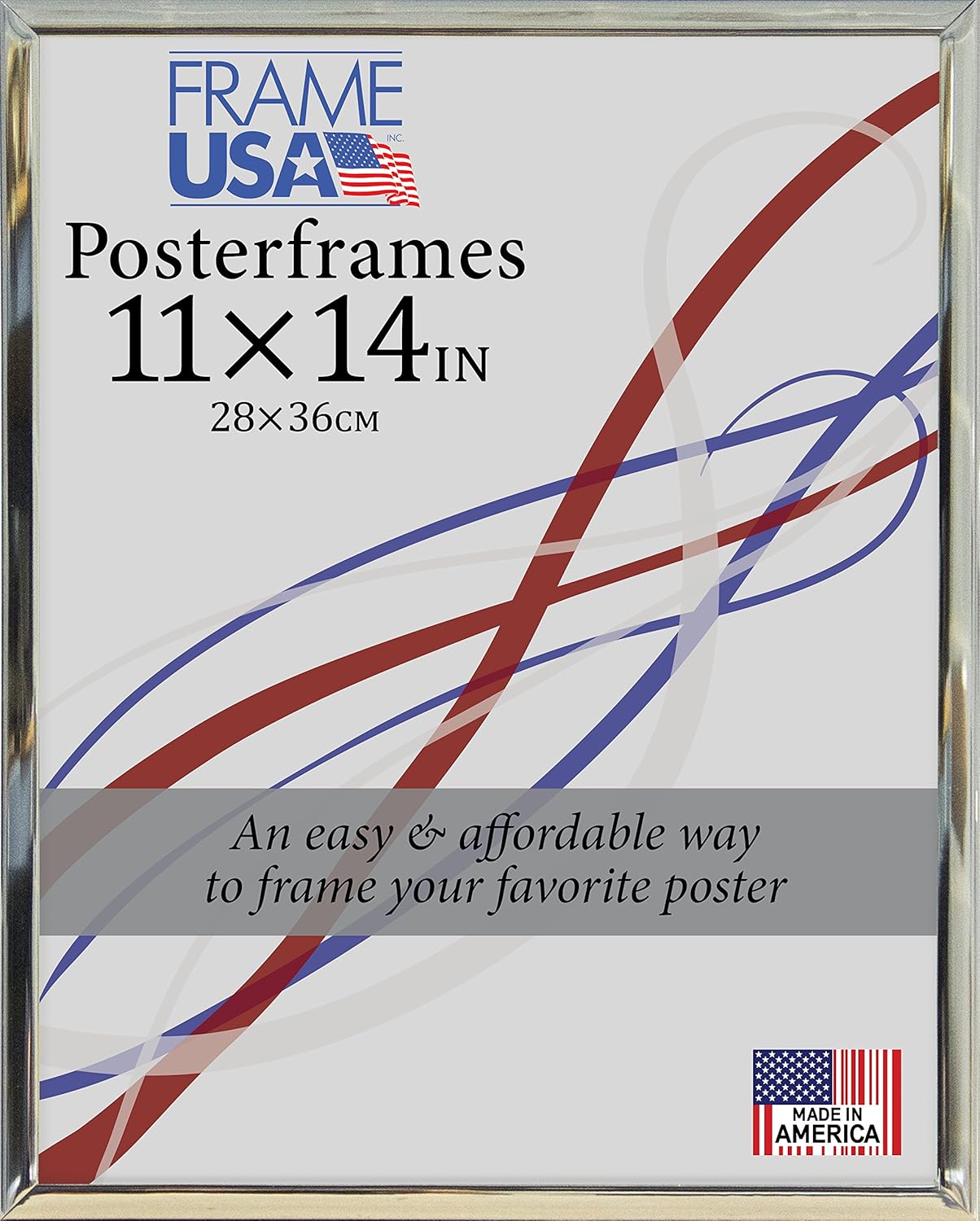 Frame USA Hardboard Posterframe Frames, 11 x 14", Silver Amazon.in