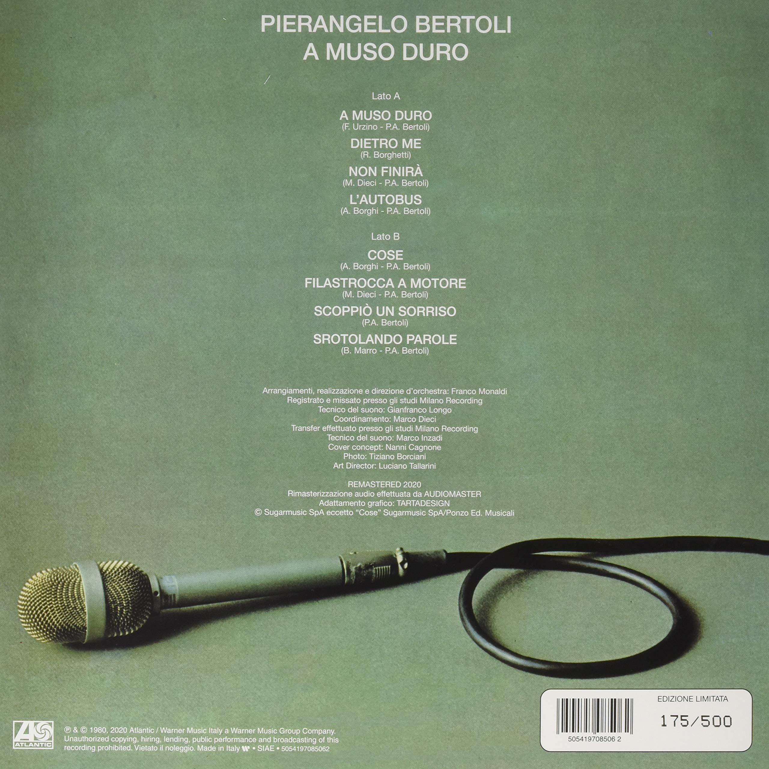 A Muso Duro (40° Anniversario) (180 Gr. Fume' Ltd) (Rsd 2020)