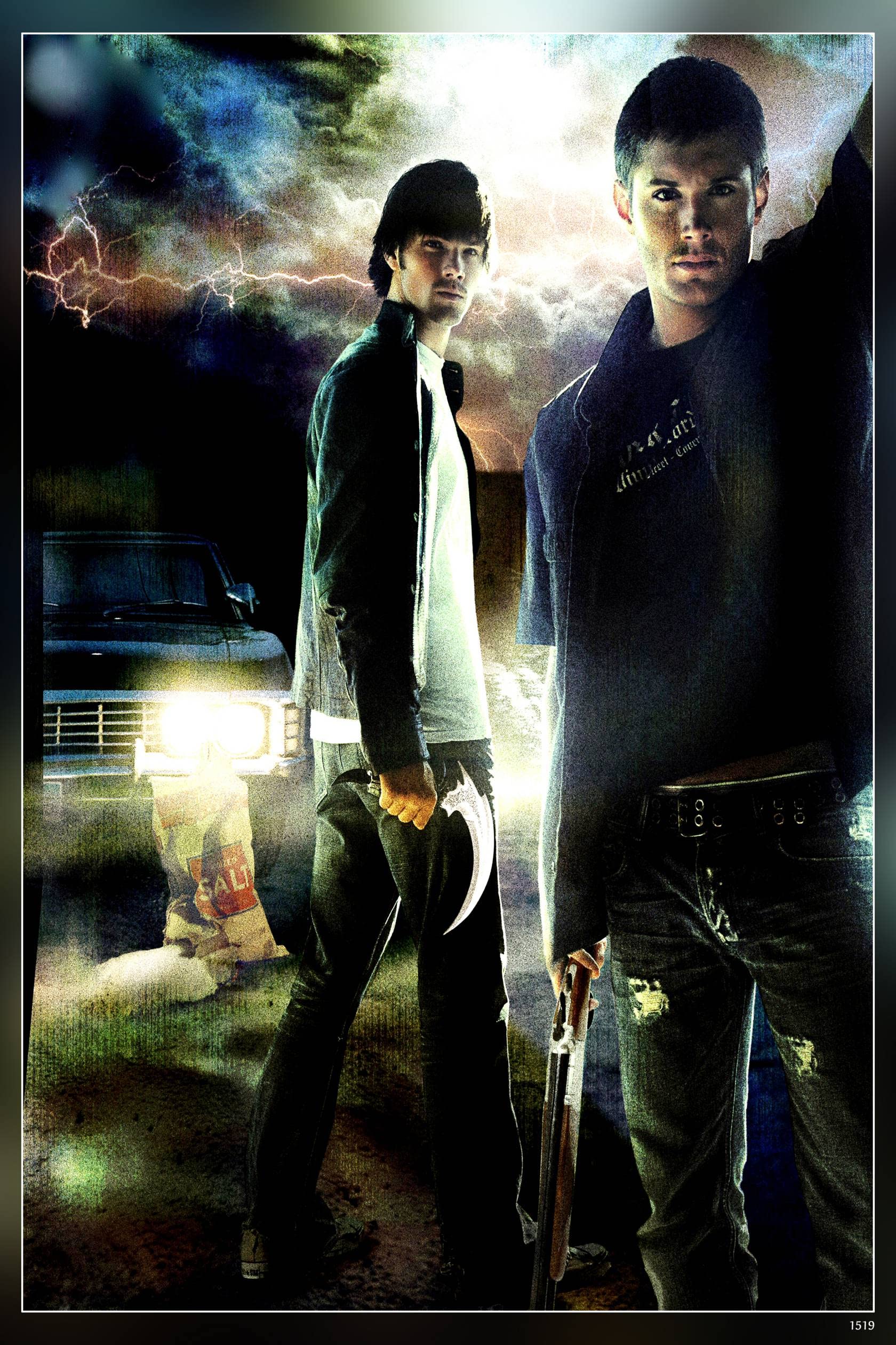 POSTERNESTPOSTERNEST Supernatural Fantasy Horror Television Series, Dean Wester, Sam Wester Poster Matte Finish Paper Print 12 x18 Inch (Multicolor) -1519