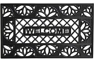 Calloway Mills Rubber Welcome Mat for Outdoors: Step into Comfort and Style