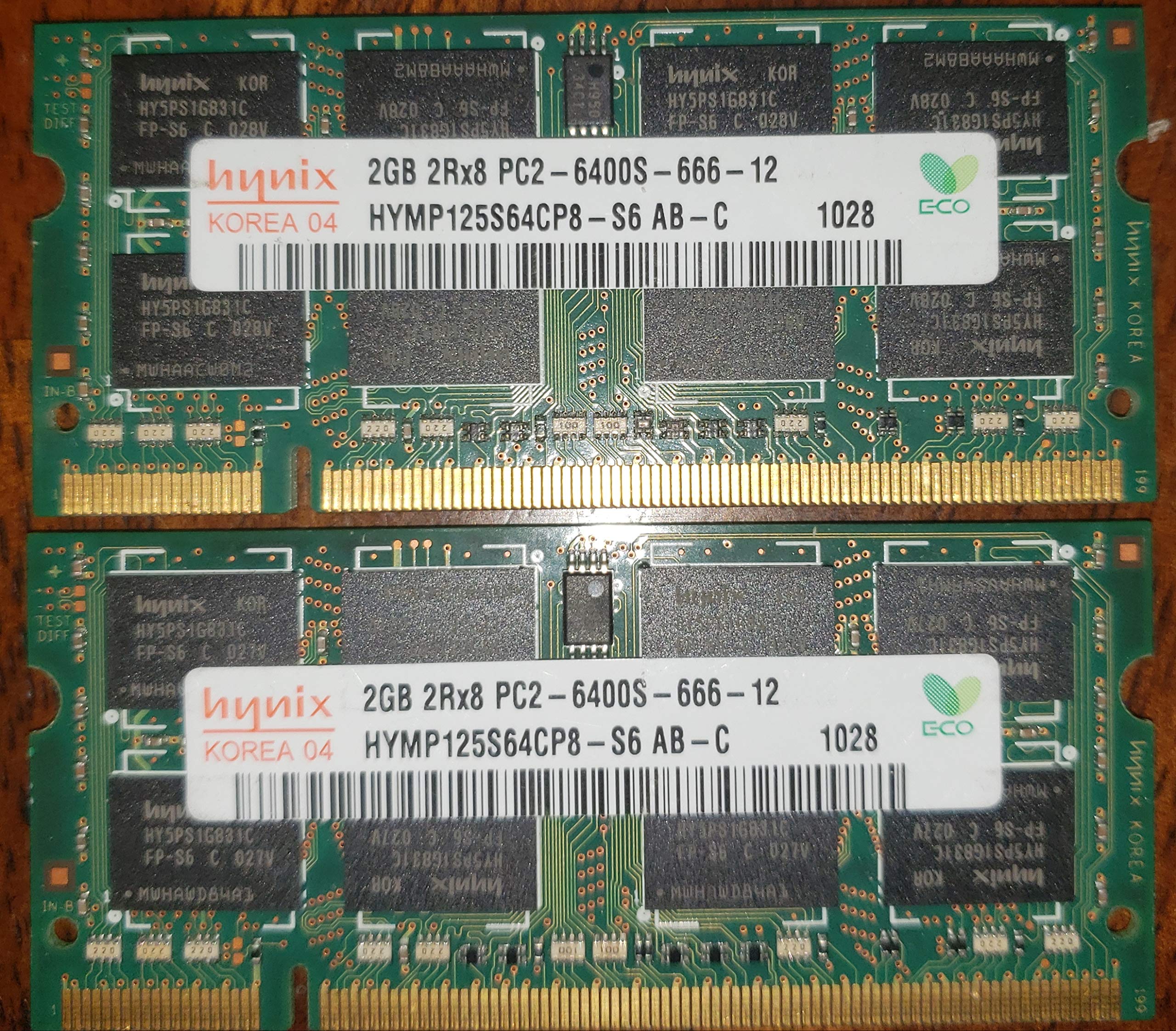 Hynix 4GB (2 x 2GB) 2Rx8 PC2-6400U-666-12 DDR2 800MHz