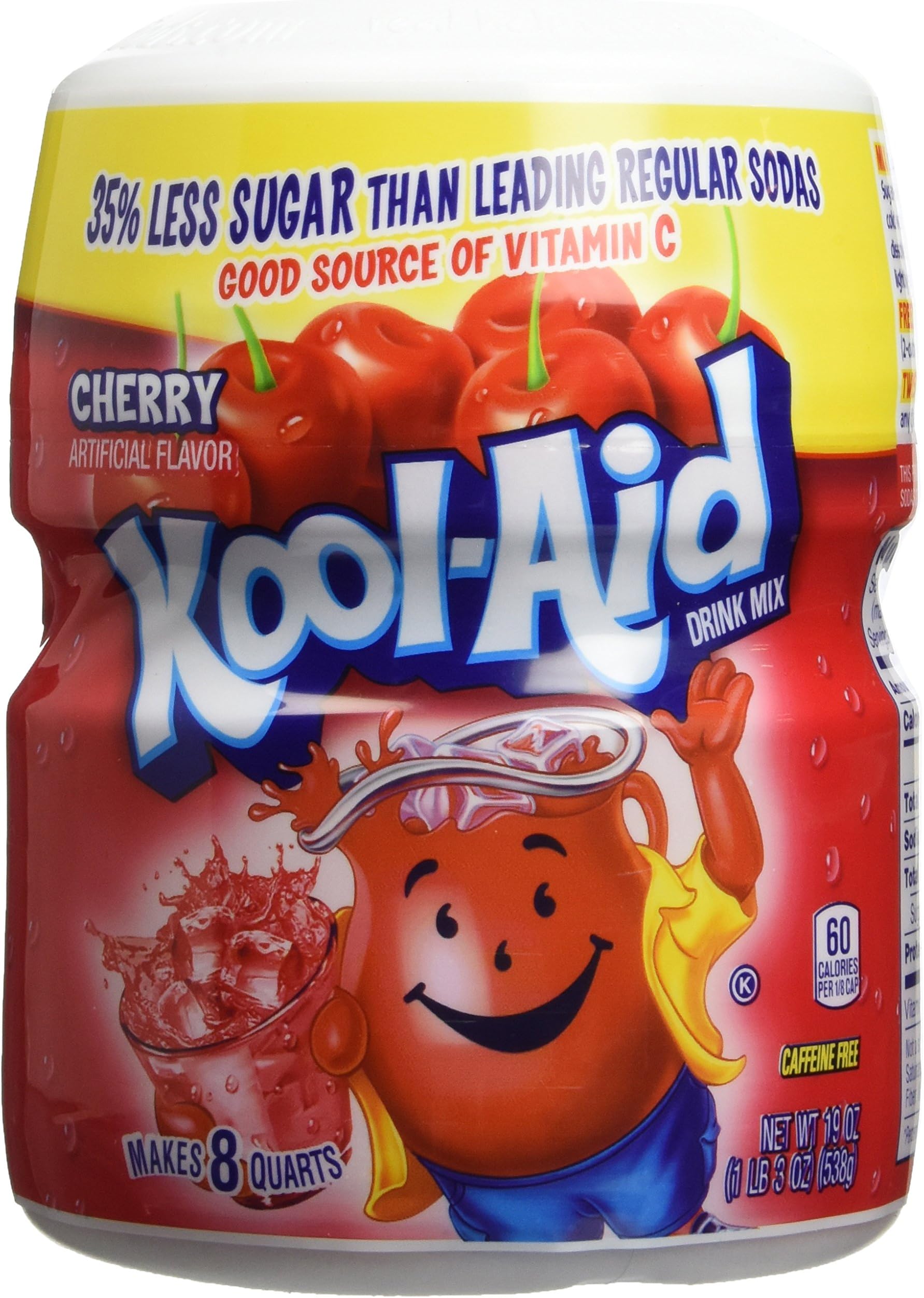 Kool Aid Cherry Flavour Drink Mix Powder, 538 g