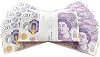 New Edition Prop Money UK Pounds GBP Bank 100 Notes 2K Stack Extra Strap - Authentic Film Edition - Movies Play Fake Cash Casino Photo Booth Props