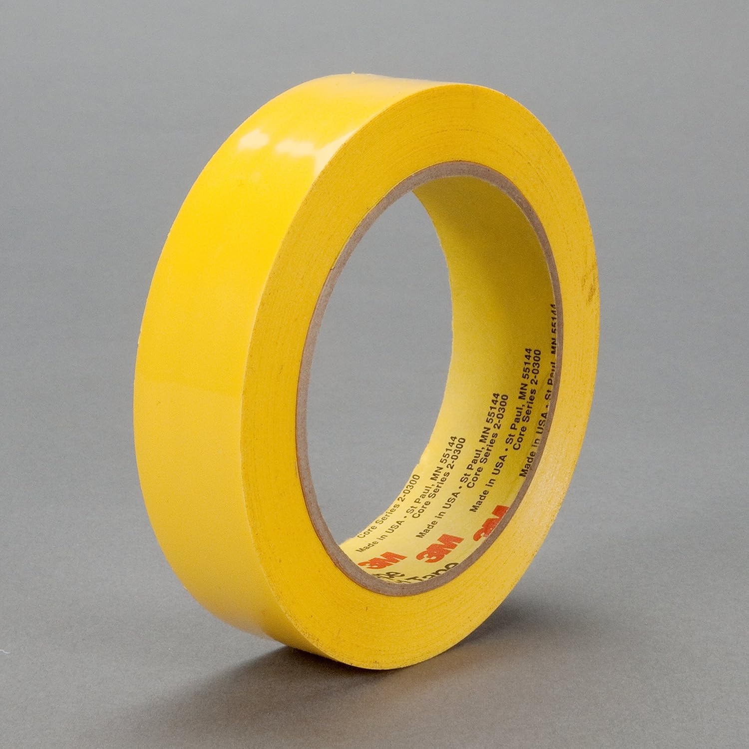 3M Polyethylene Tape 483, Yellow, 1 in x 36 yd, 5.0 mil, 36 Rolls per