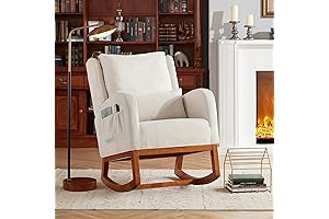 Comfy Cradle: Embrace Relaxation with Our Rocking Chair for Sturdy Support up to 400 lbs