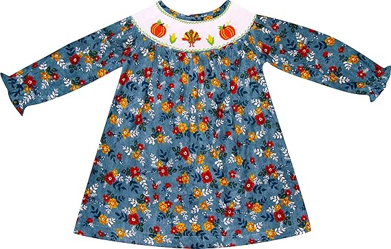 smocked thanksgiving dress