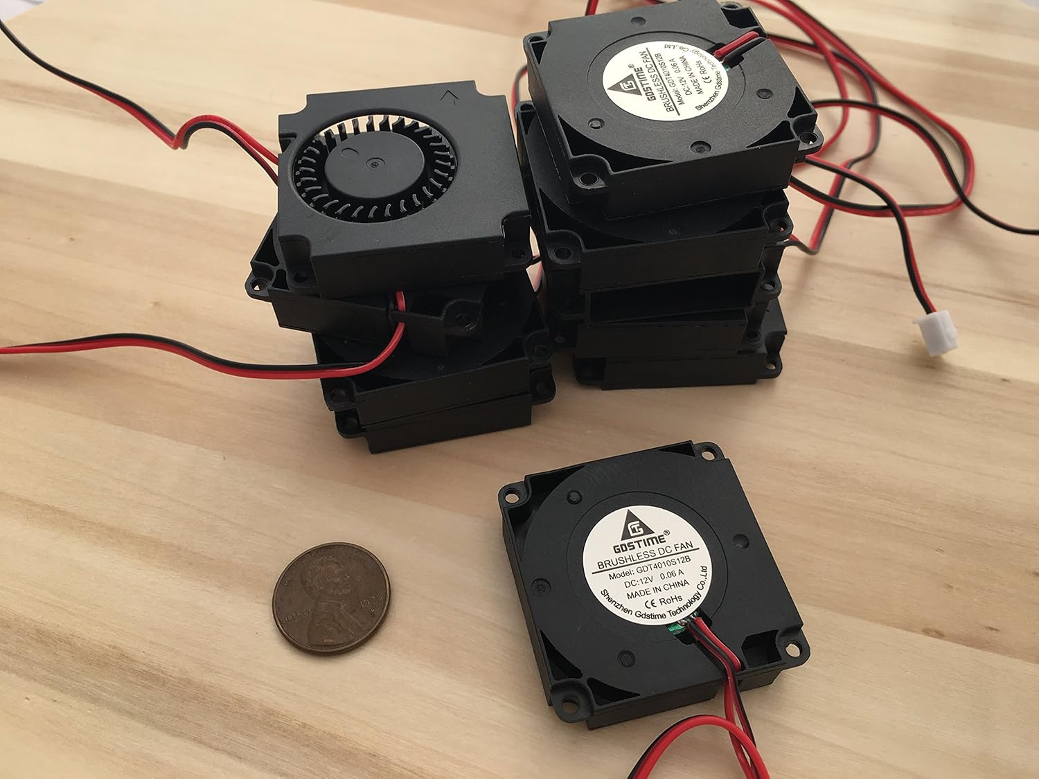 10 Pieces 4010s Centrifugal dc 40mm 12V Computer Blower Fan