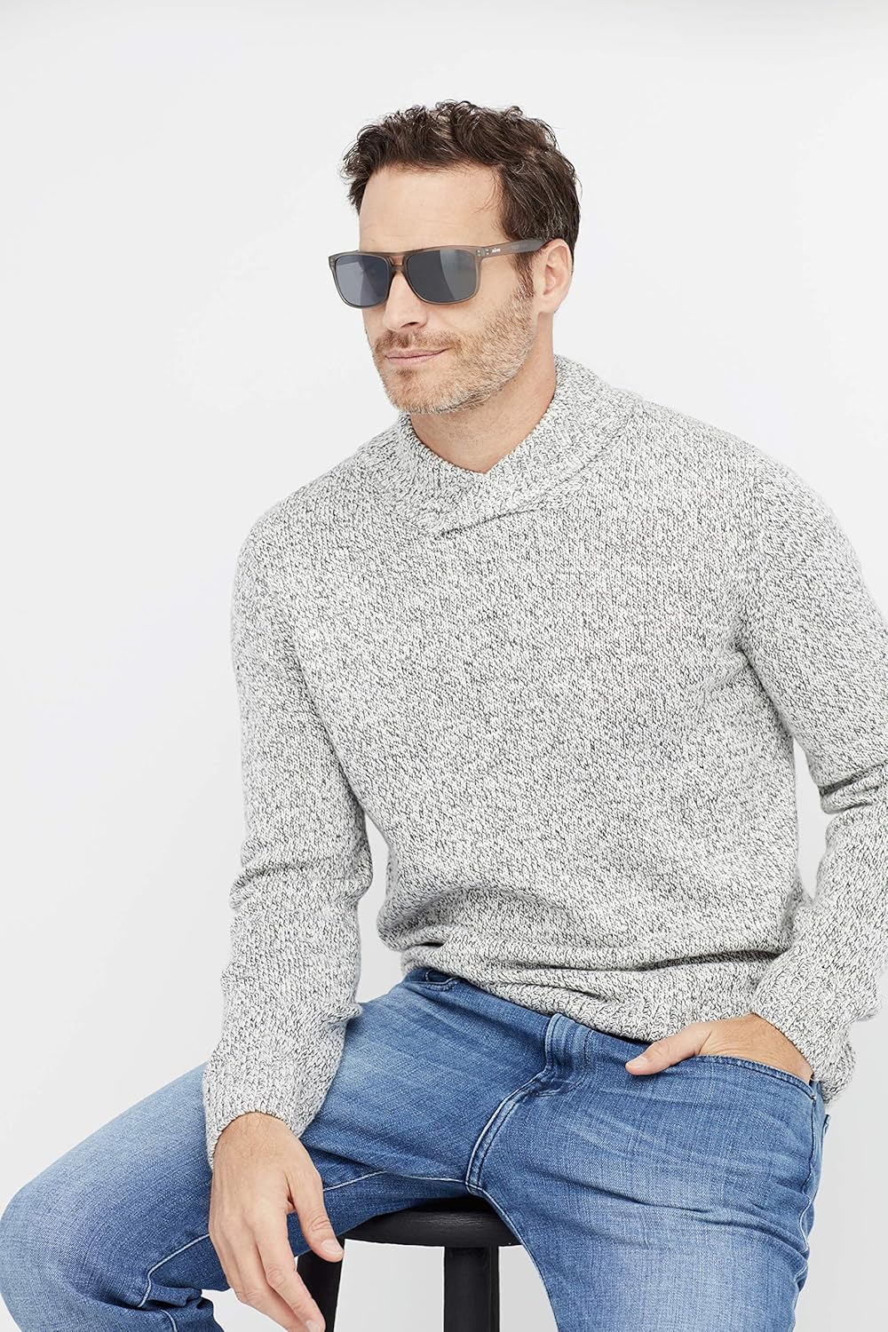 Revo Holsby: Polarized Lens Filters Uv, Lifestyle Large Square Frame Wayfarer Sunglasses Black Woodgrain Frame With Blue Water Lens 58 Millimeters