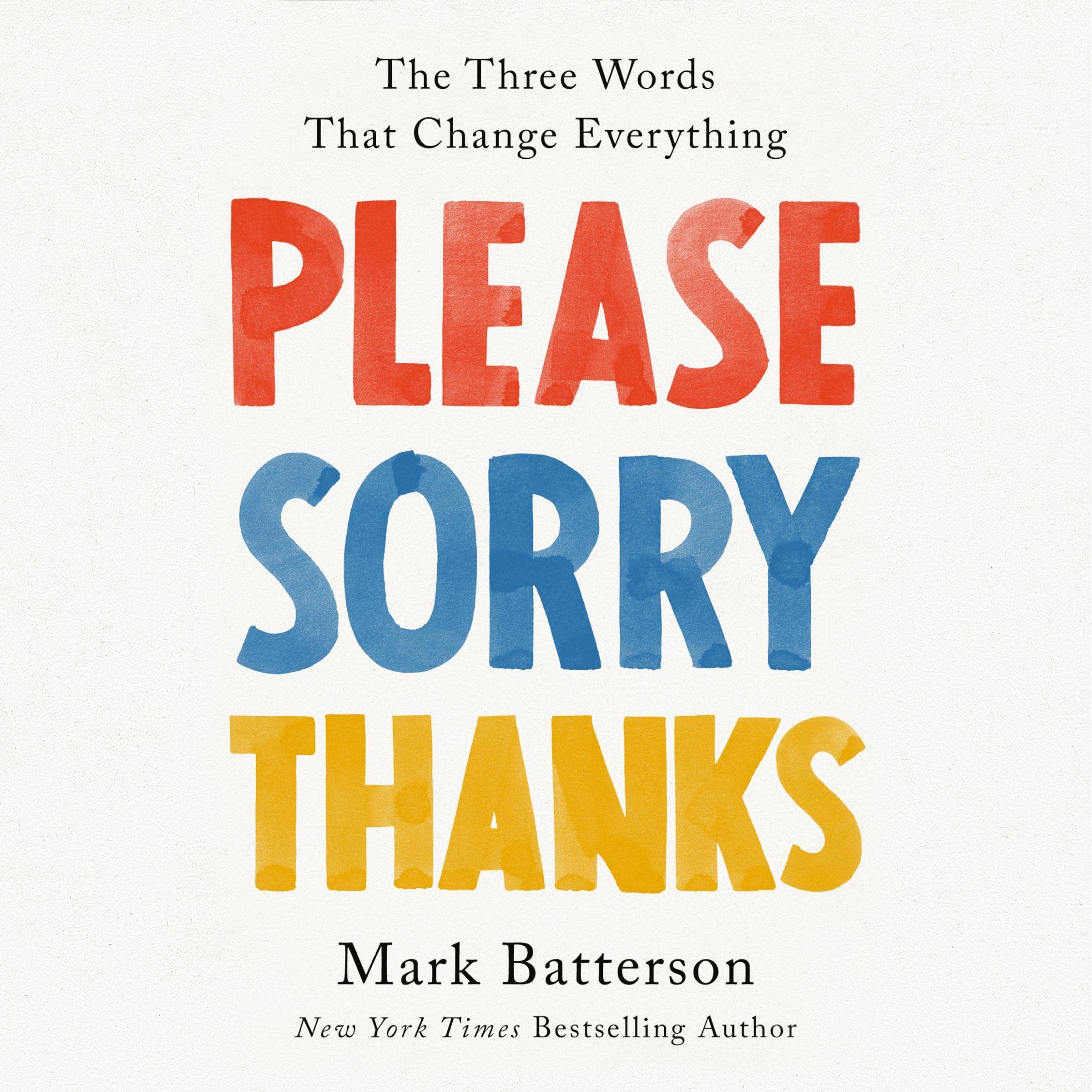 Cover art for Please, Sorry, Thanks