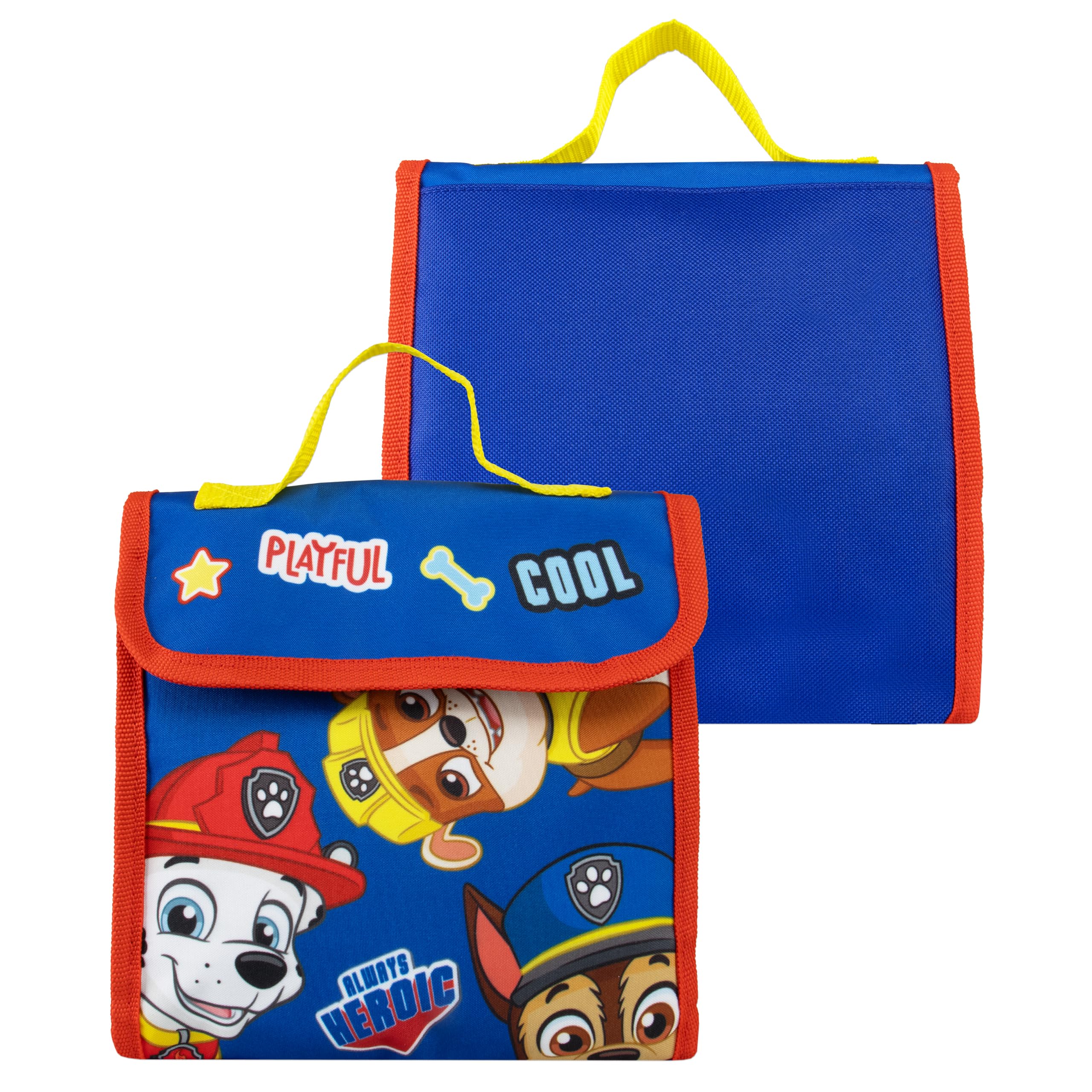 Paw Patrol Zaino Set Da 3 Pezzi | Marshall, Rubble E Chase Zaino Ragazzo | Zaino Scuola | Cartella Scoula | Borsa Per Bambini | Blu One Size