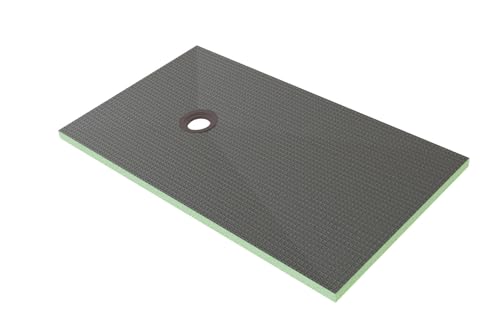 Receveur de douche recoupable sur mesure - 140 x 80cm - Ép.40mm - receveur de douche à carreler - Résistant à l'humidité