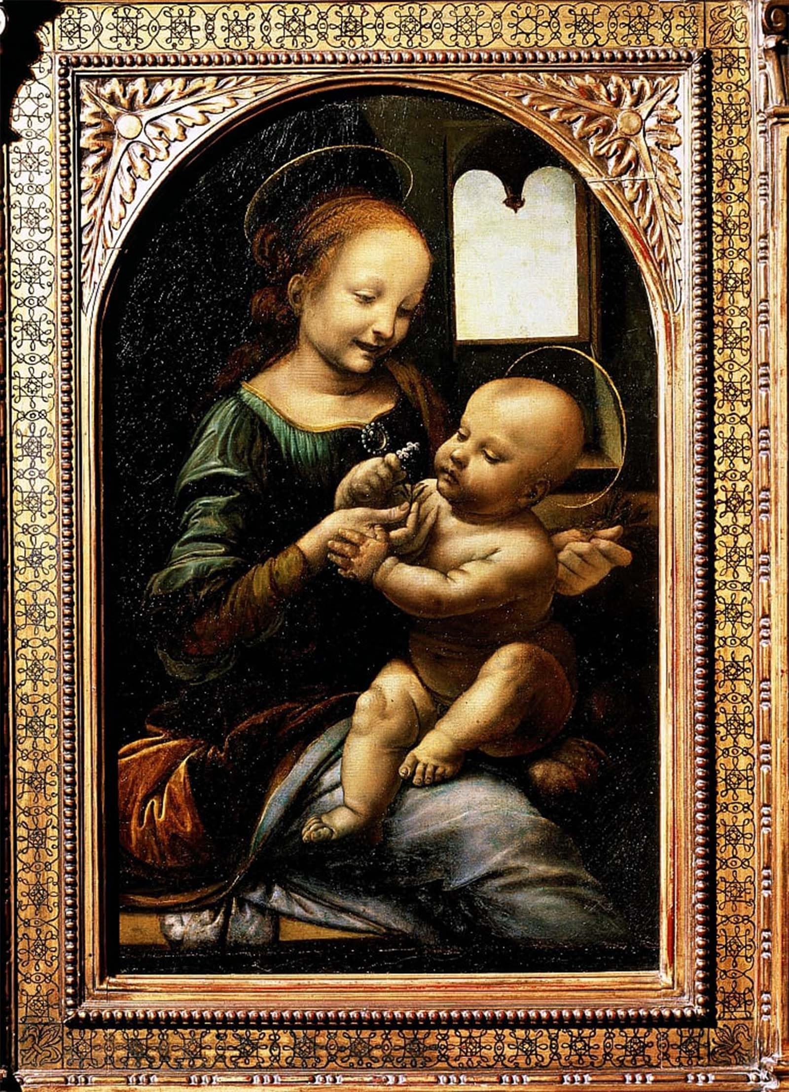 Cuadro en lienzo de Leonardo Da Vinci para renovar las paredes del dormitorio 5