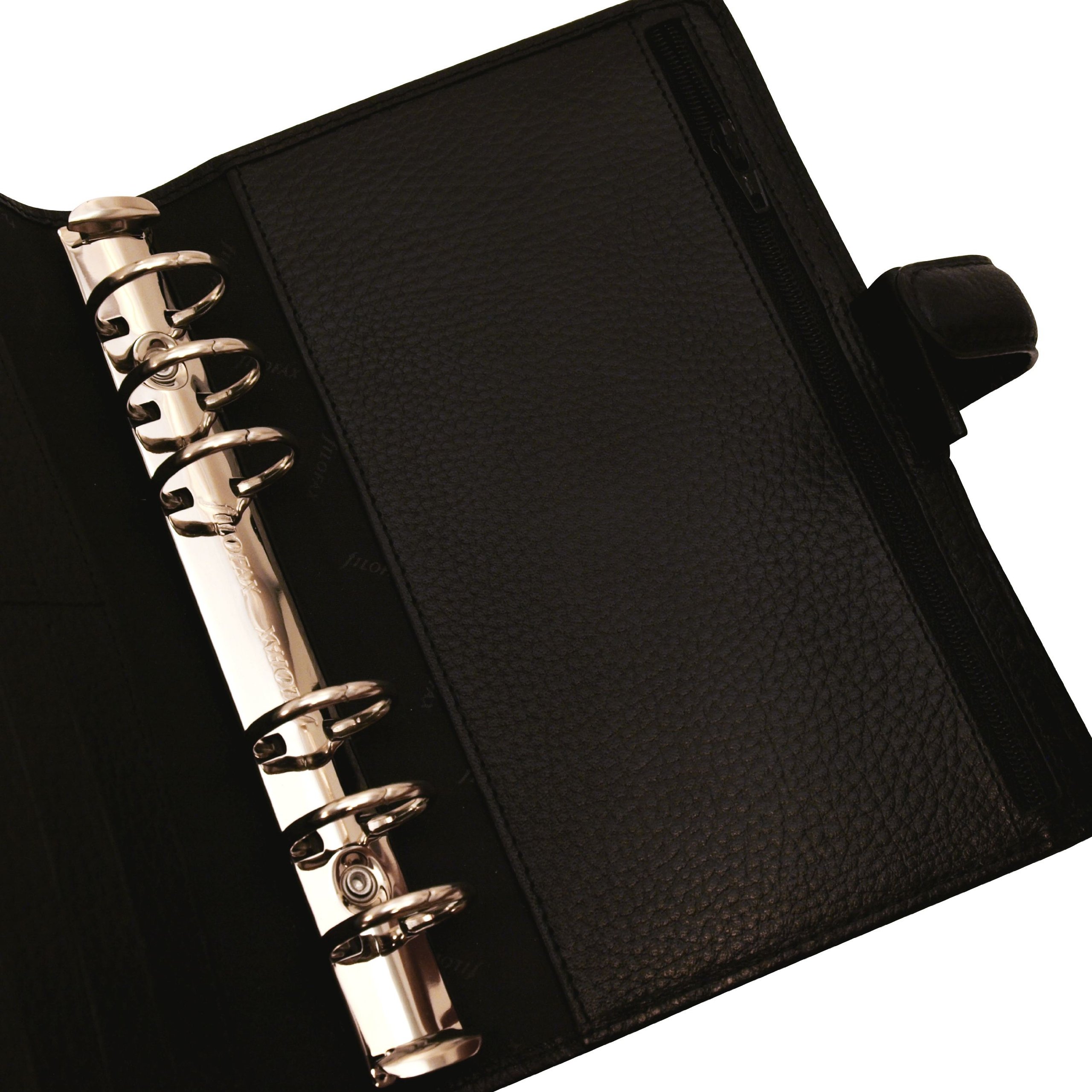 Filofax Finsbury Personal Terminplaner Leder 13,5 cm black