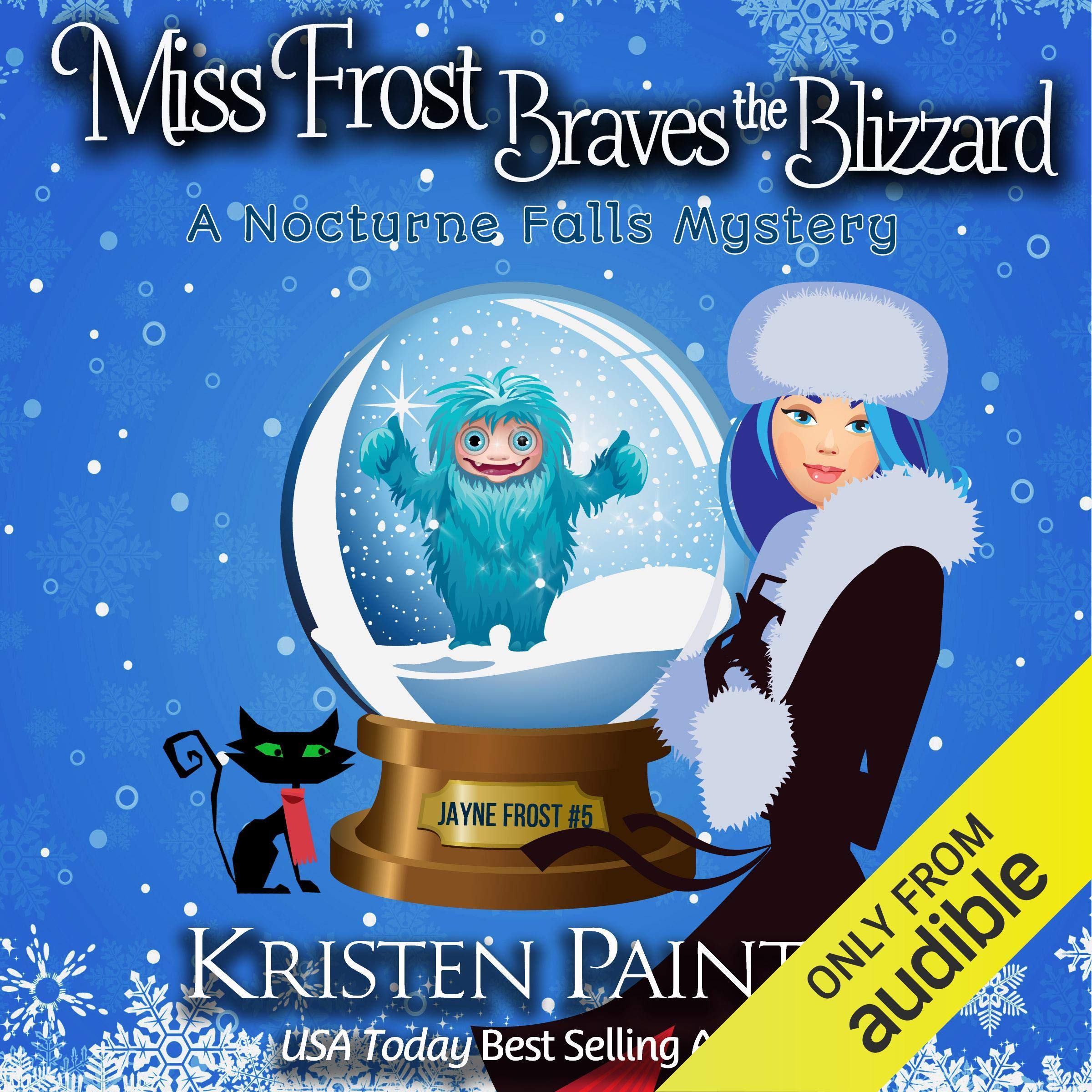 Cover art for Miss Frost Braves the Blizzard: A Nocturne Falls Mystery