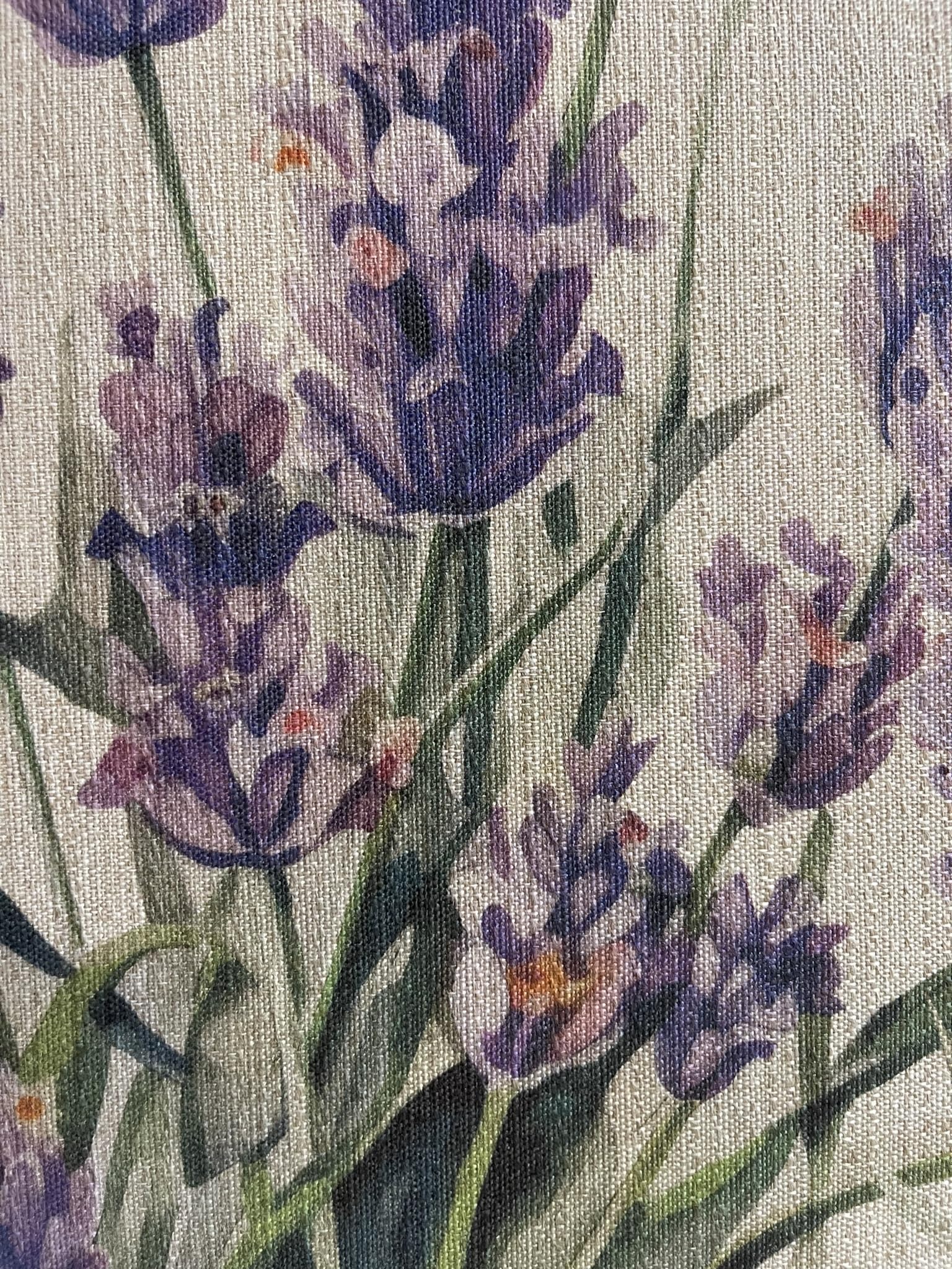 Tappeto Cucina Riciclato Eco Lavanda Fiori Provenzale Viola RecycledChef Antiscivolo Lavabile (cm_50_x_390)