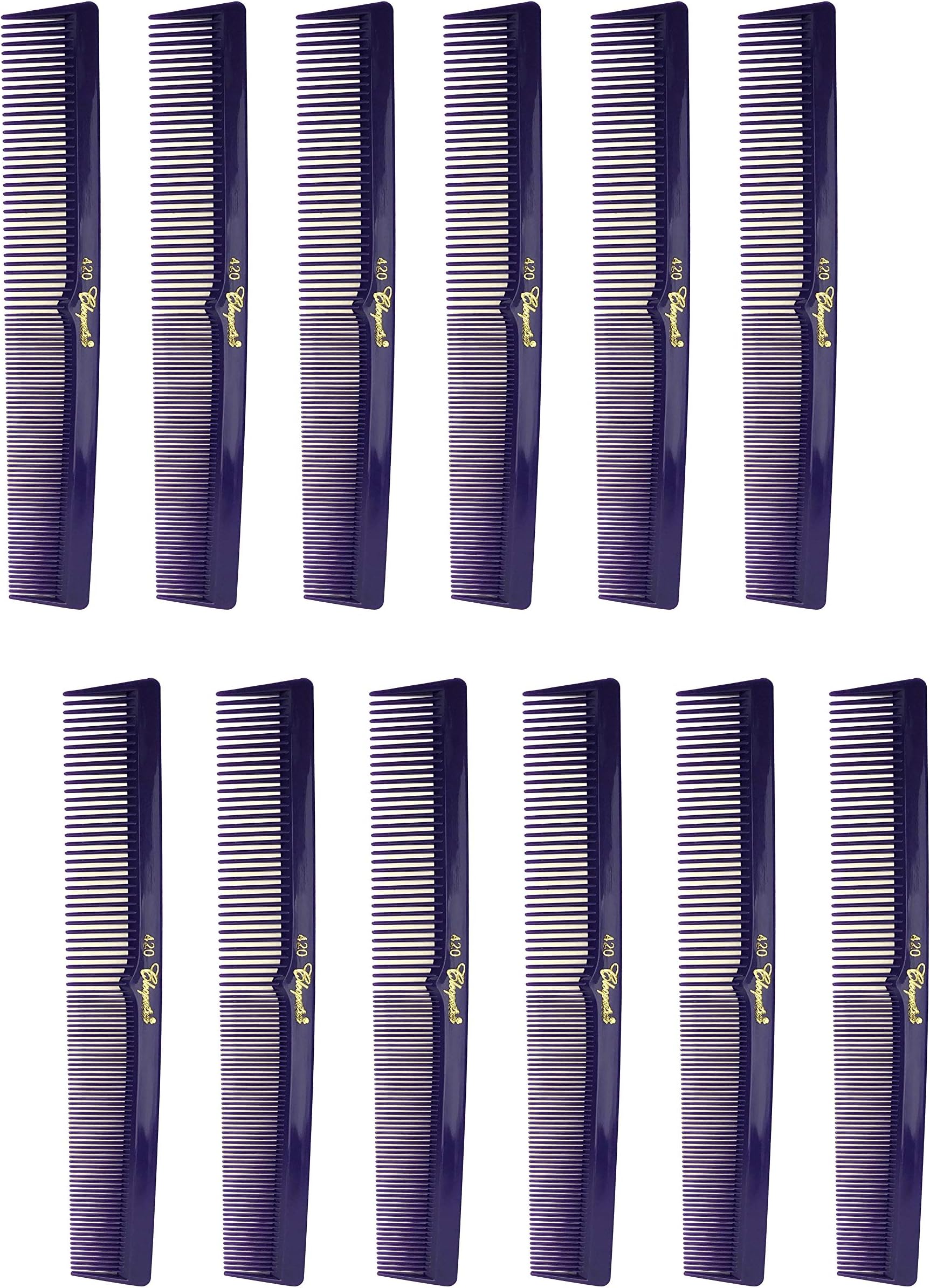 7 Inch Hair Cutting Combs. Barber’s & Hairstylist Combs. Purple 1 DZ. Beauty