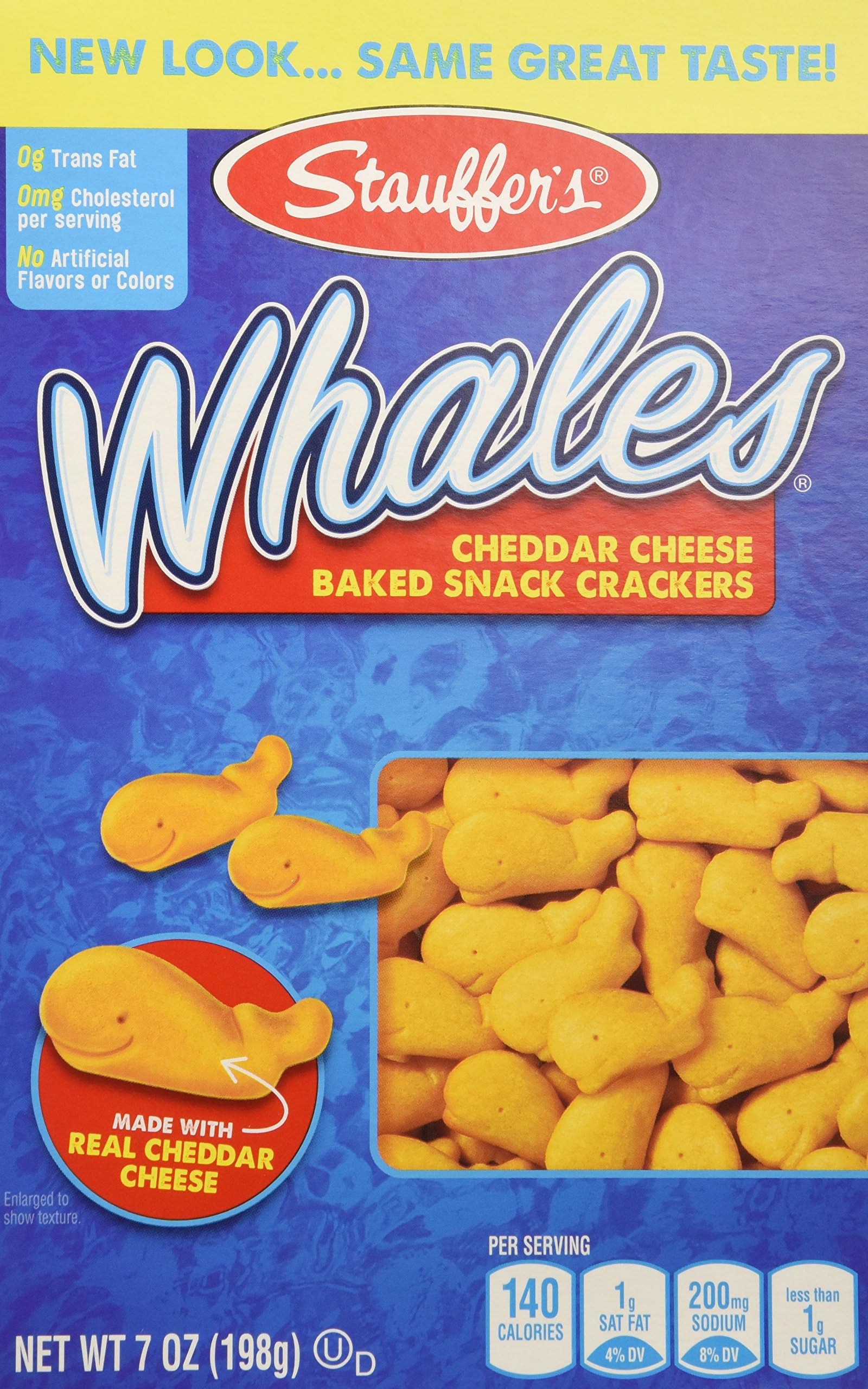 Stauffer's Baked Cheddar Whale Cheese Cracker Snack Packs