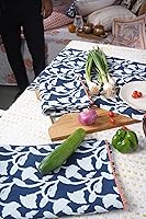 Vista 6 de TARAN LIVING Paños de Cocina y de Té Estampados de Algodón con Barra para Platos, 18 x 28 pulgadas con Ribetes, Juegos de Paños de Cocina de Algodón