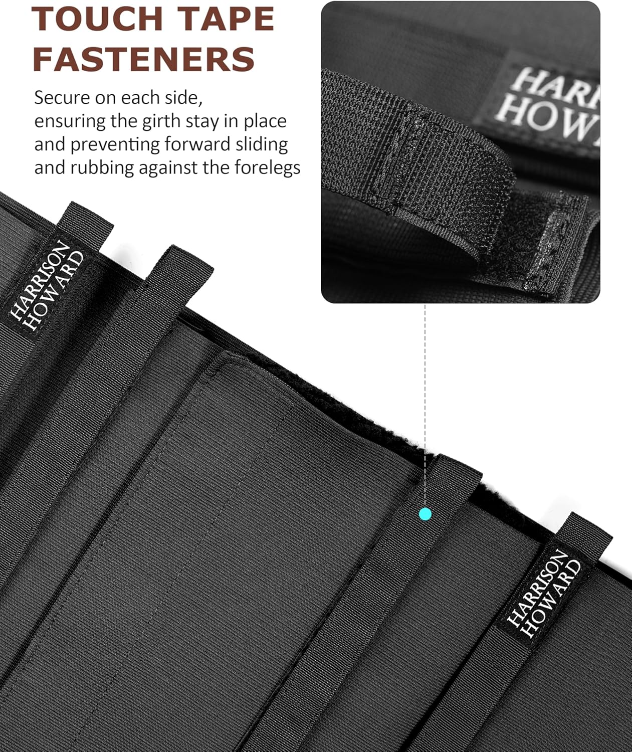 Harrison Howard Horse Belly Guard Body Bandage Wrap Spur Mark Protector Belly Cover Skin Guard Full Size