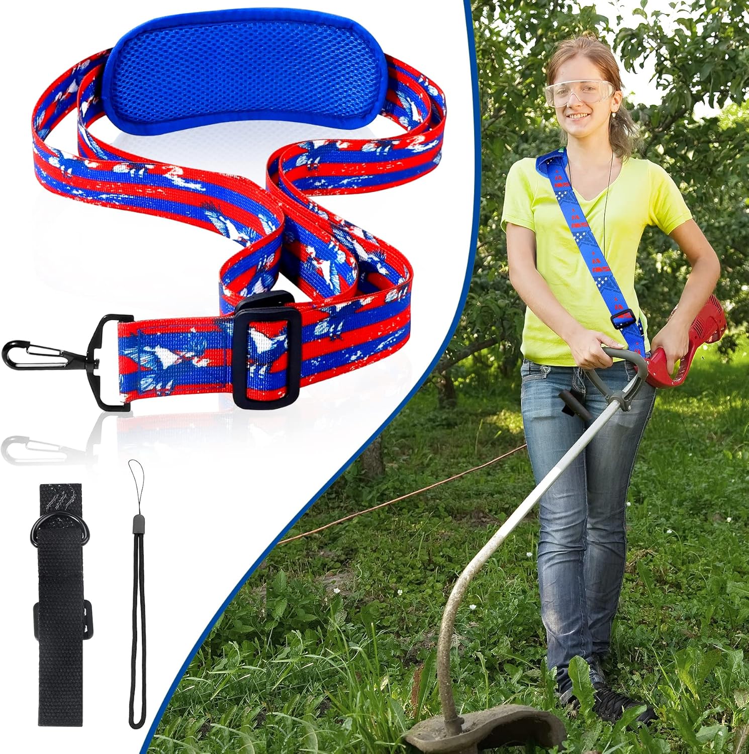 WAISEES Trimmer Strap Weed Eater Shoulder Strap for EGO