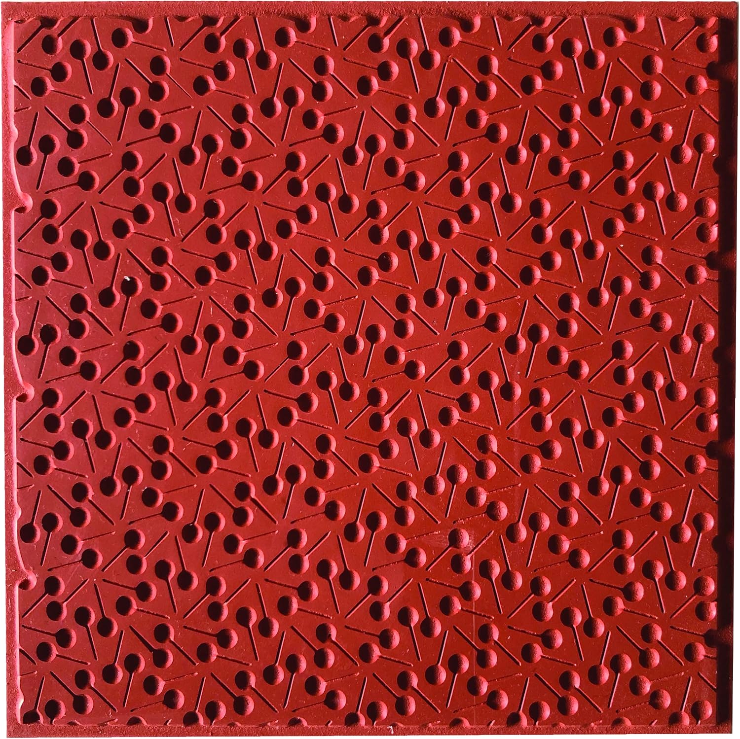 Cernit Texture Plate, Red, One Size