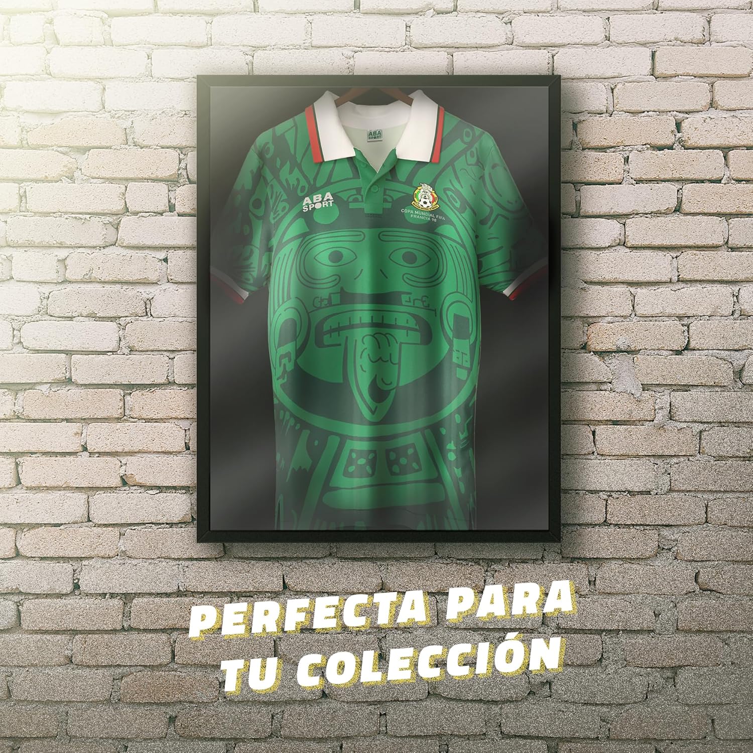 Miniatura 5 de Mexico Retro 1998 Camiseta de Futbol, Camiseta México CMB, Jersey México, Fútbol Mexicano, Playeras de la Selección Mexicana, 1998