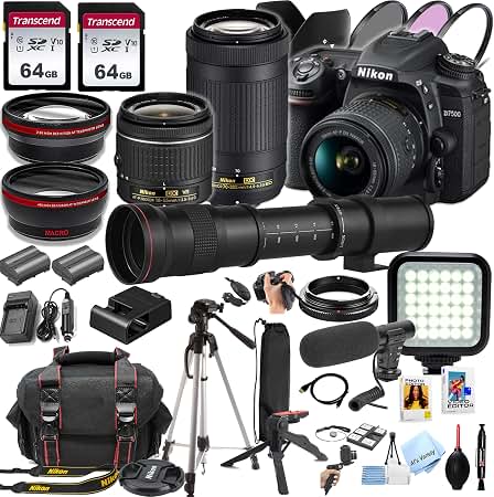 Amazon.com: Nikon D5600 DSLR with 18-55mm and 70-300mm Lenses