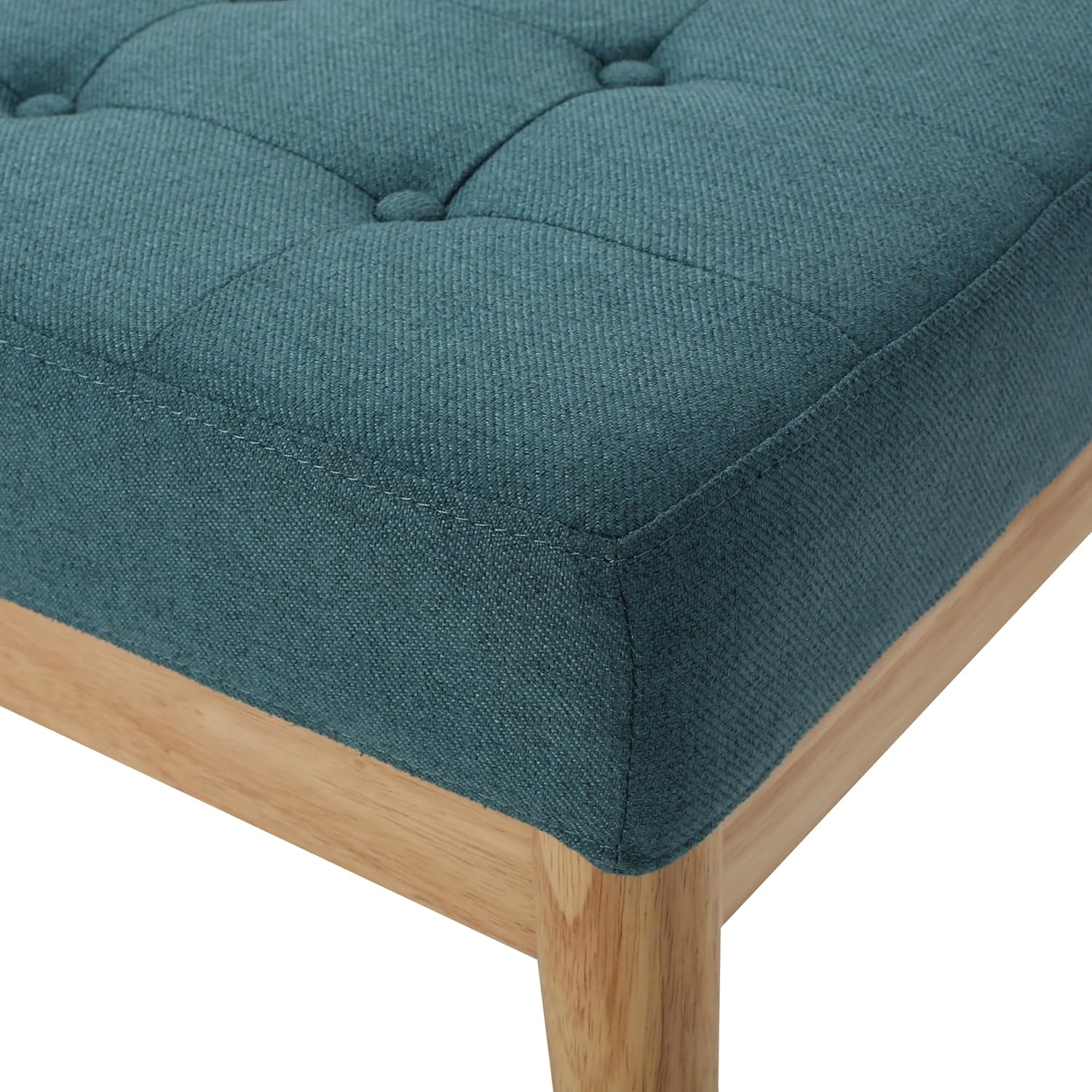 Christopher Knight Home Saxon Fabric Bench, Dark Teal