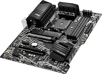 MSI B550-A PRO ProSeries Motherboard (AMD Ryzen 5000, AM4, DDR4, PCIe 4.0, SATA 6Gb/s, M.2, USB 3.2 Gen 2, HDMI/DP, ATX)