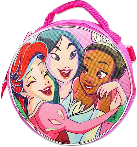 Miniatura 5 de Disney Princess - Mochila de 6 piezas con mochila de 16 pulgadas, bolsa de almuerzo, bolsa de agua y más (suministros escolares de princesas