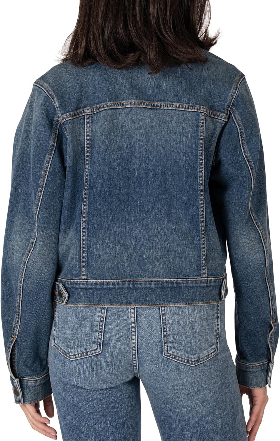 KUT from the Kloth womens Julia Crop Jacket W/Drop Shoulder-regular Waistband - Image 3