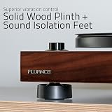 Fluance RT81 Elite High Fidelity Vinyl Turntable Record Player with Audio Technica AT95E Cartridge, Belt Drive, Built-in Preamp, Adjustable Counterweight, High Mass MDF Wood Plinth - Walnut - 3