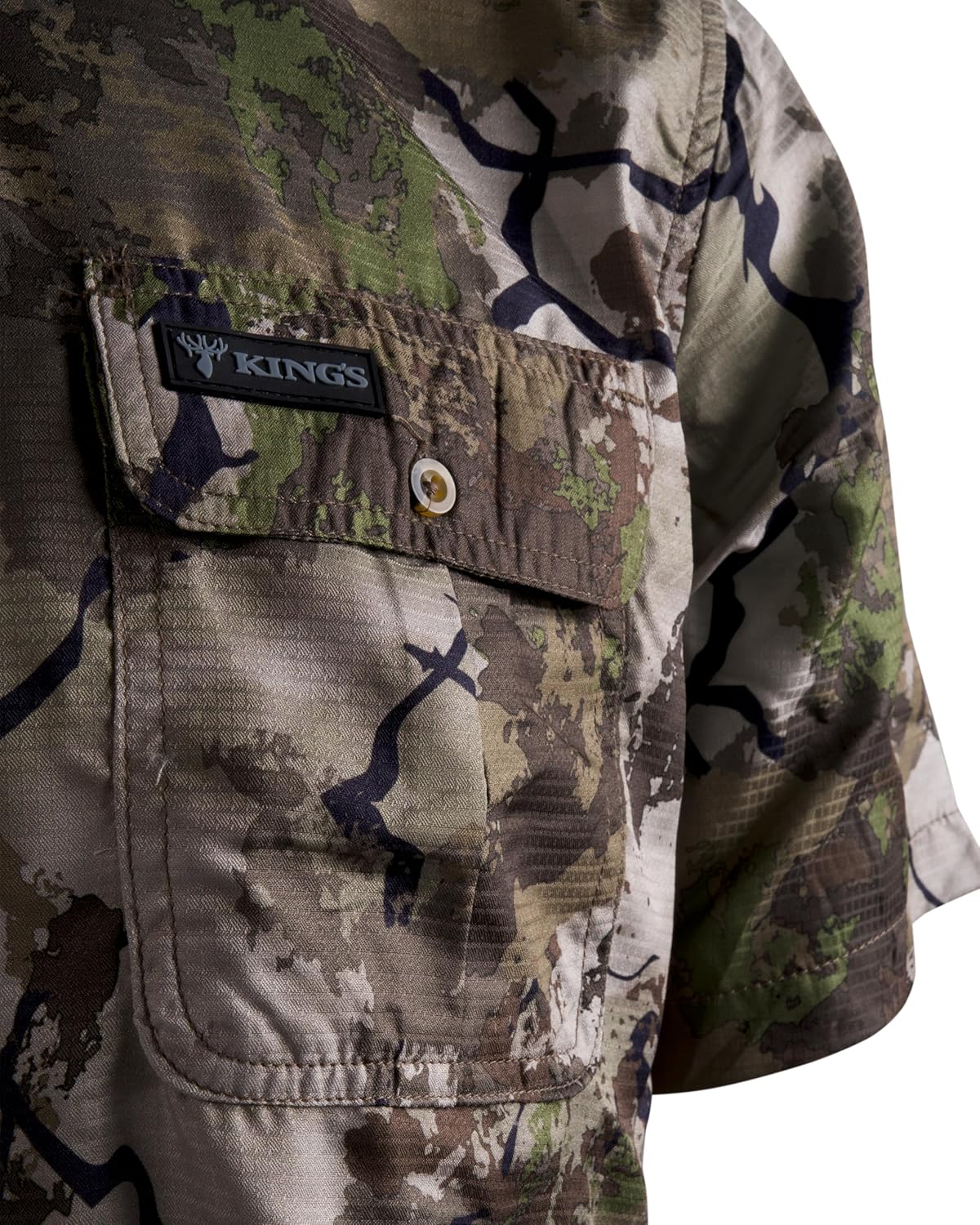 King's Camo Men's Hunter Safari Short Sleeve Shirt