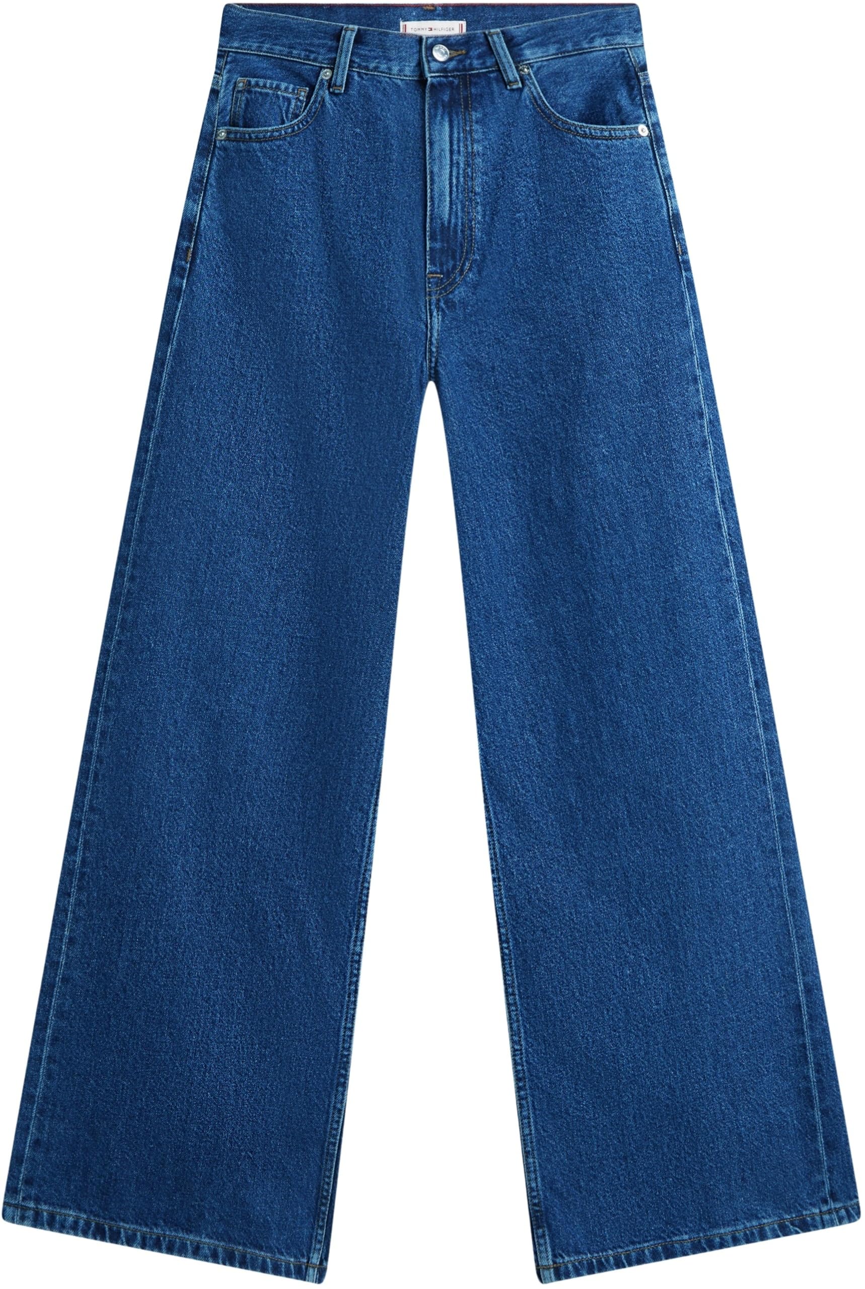 Tommy Hilfiger Damen Andere Jeans DNM EMI 70's Wide Leg Hw Ww0ww47695