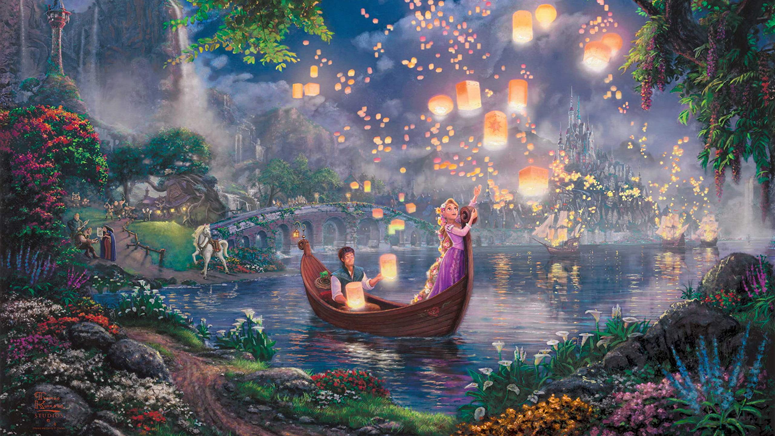ISEE 360 ® Tangled Rapunzel Poster for Girls Room Kids Room Wall Big Size Living Room Home Decoration (L X H 18 X 12 Inches, Multicolor)