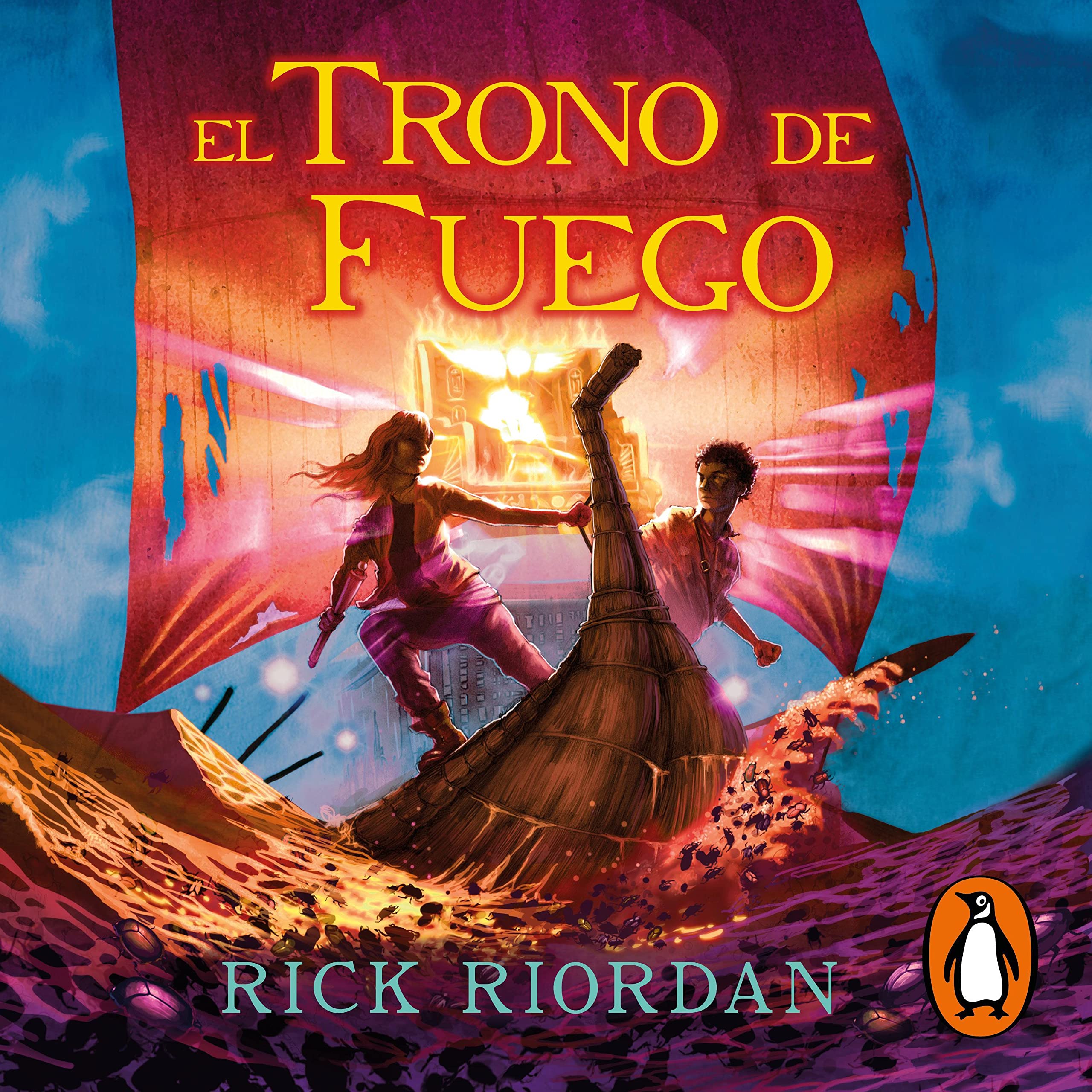 Cover art for El Trono de Fuego (Las crónicas de los Kane 2) [The Kane Chronicles 2. The Throne of Fire]
