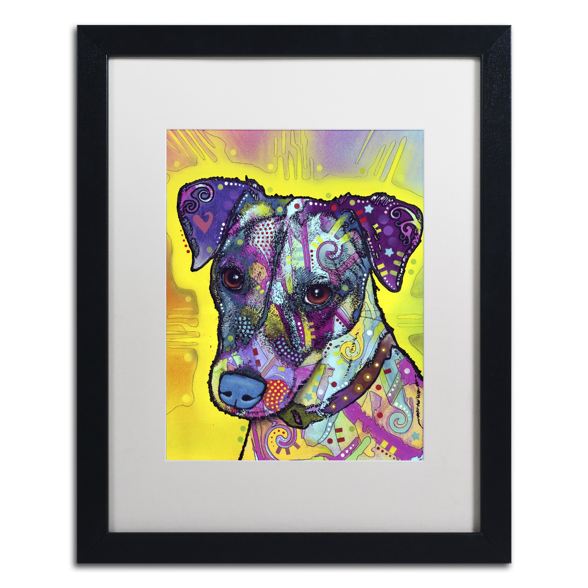 Amazon.com: Trademark Fine Art ALI1486-B1620MF Jack Russell