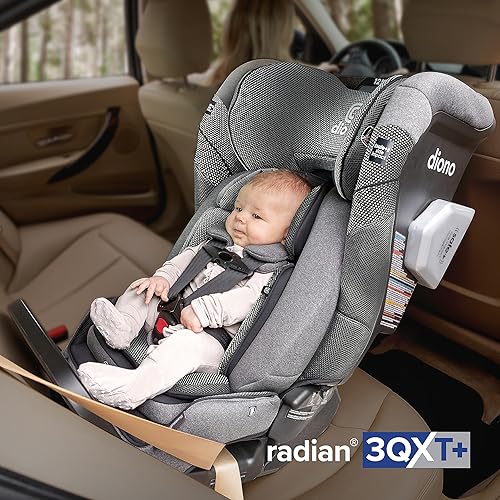 Miniatura 2 de Diono Radian 3QXT+ FirstClass SafePlus - Asiento convertible 4 en 1 para automóvil, orientado hacia atrás y hacia adelante, ingeniería Safe Plus,