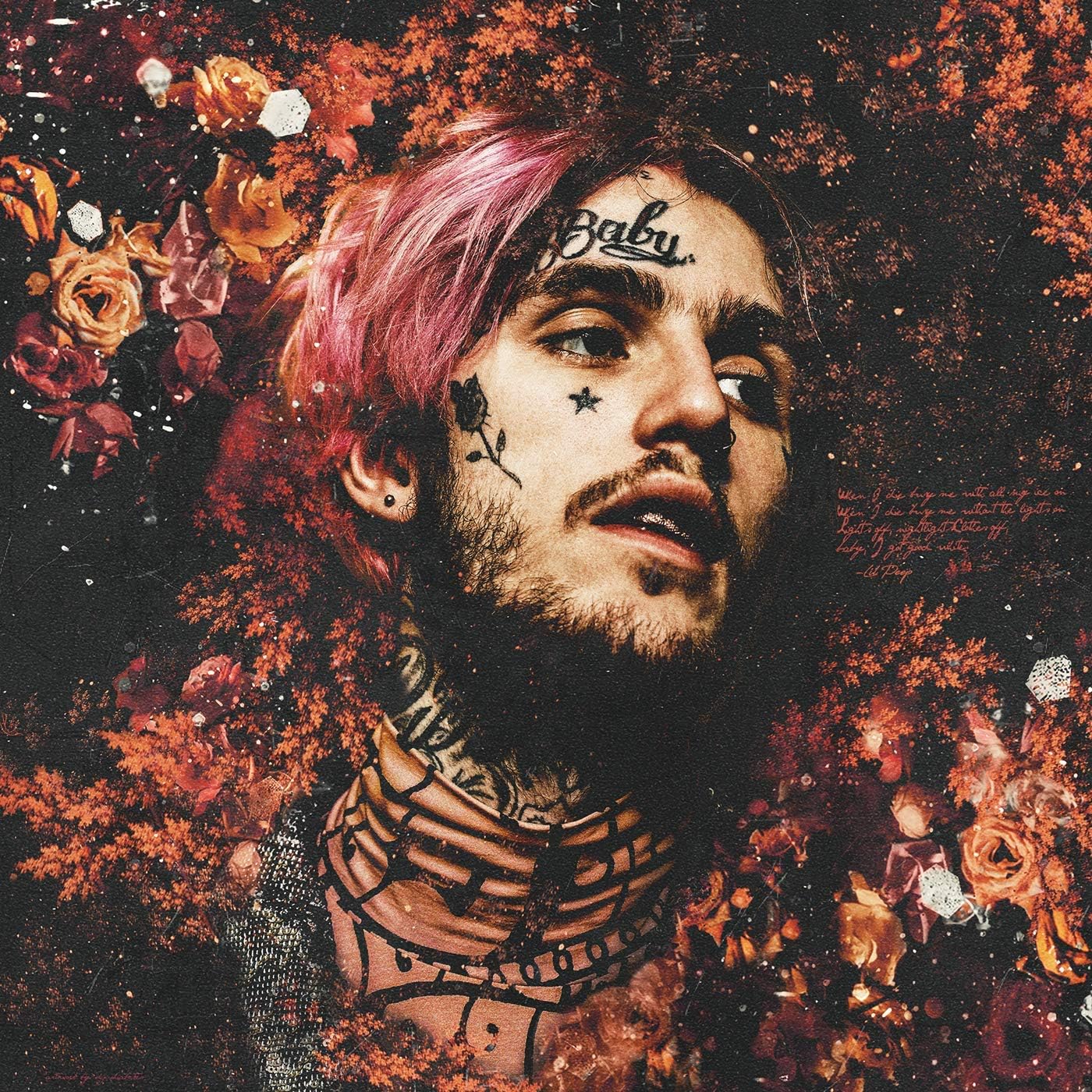 treasure keeper Lil Peep Poster Print Wall Art Big Size 24" x 18" Gloss Paper