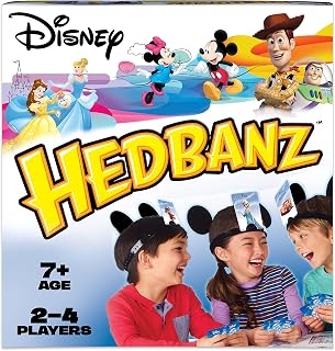 Disney Hedbanz, 2nd Edition Picture-Guessing Family Board Game, for Adults and Kids Ages 7 and Up (Styles May Vary)