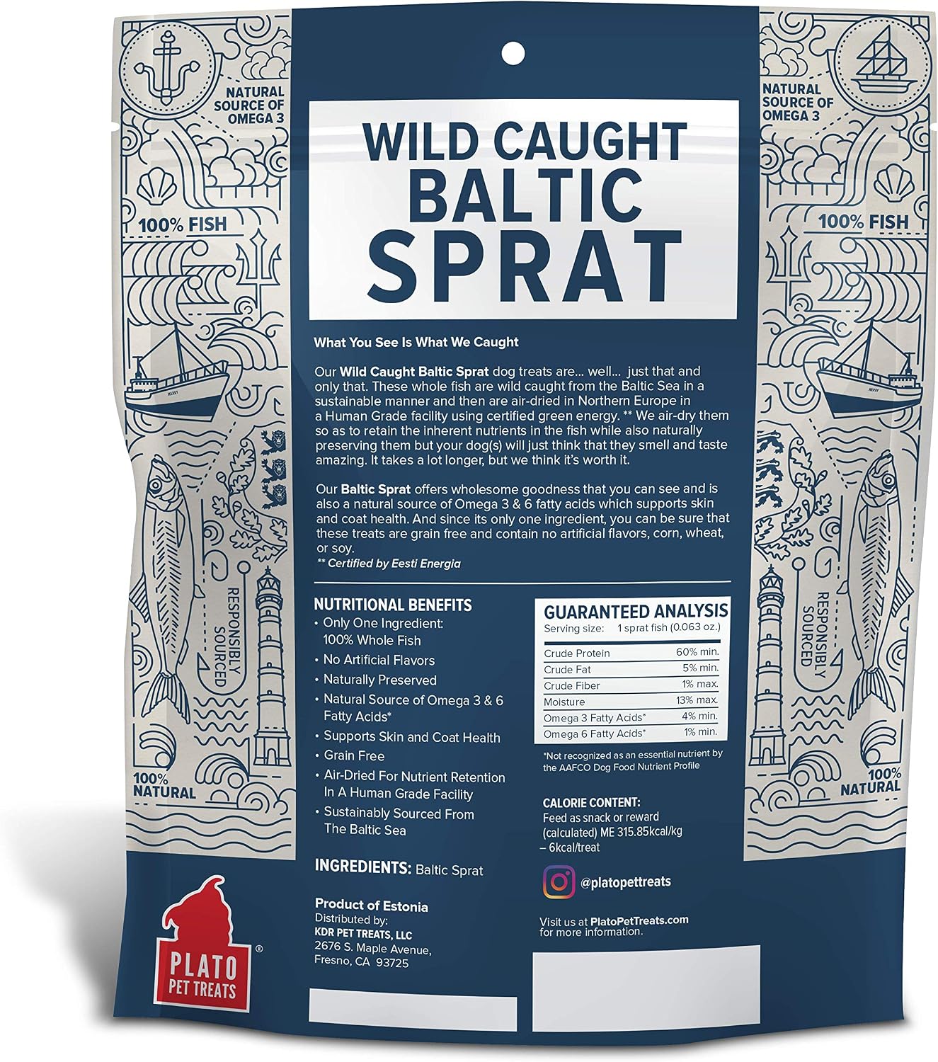 Plato Baltic Sprat 3oz