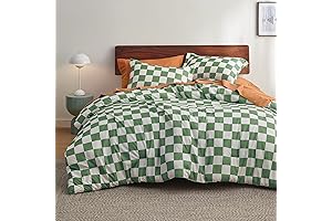 Cozy Checked Comforter Set: Sleep Under the Stars, Checkered Comforter Queen