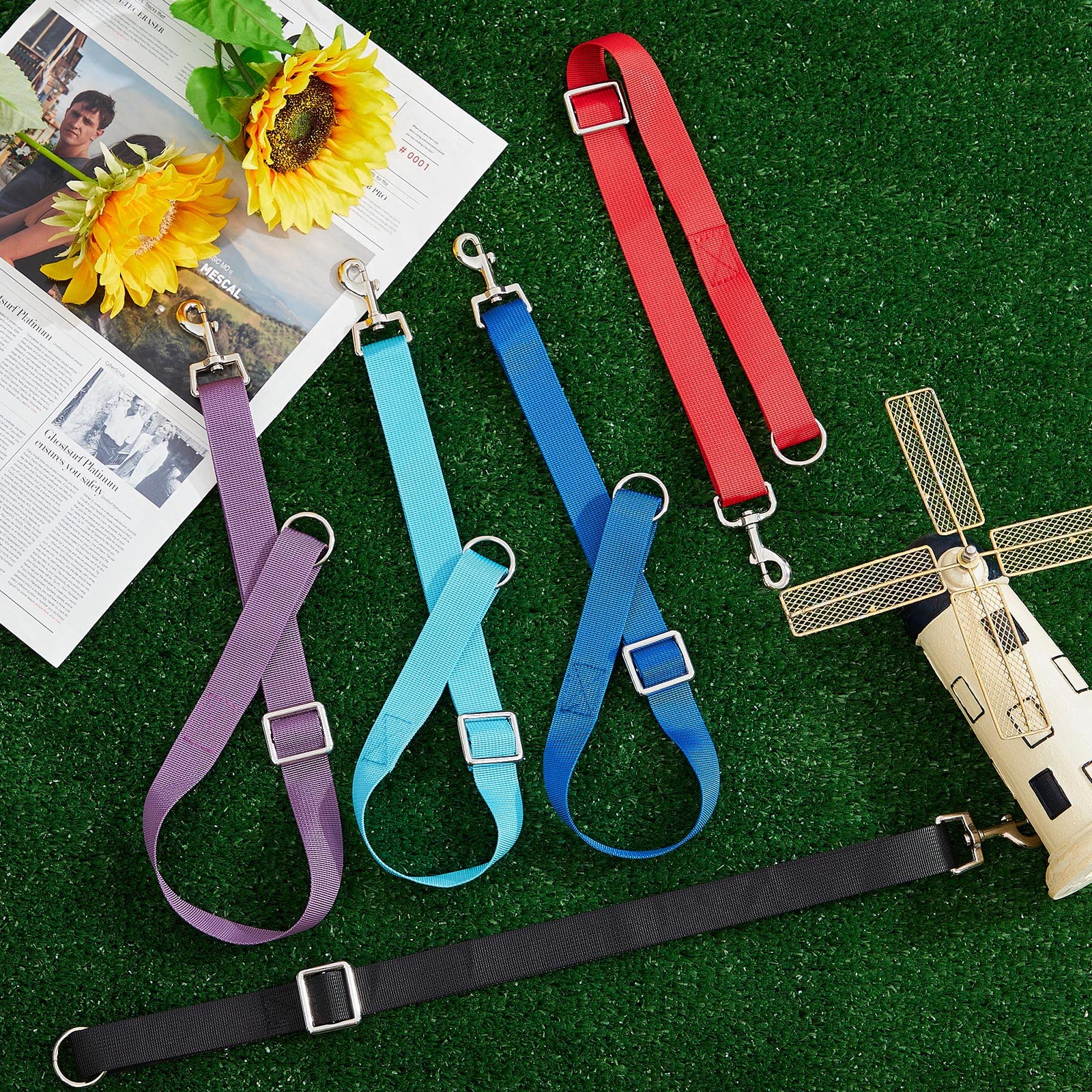 10 correas de cubo de caballo para caballos, correa ajustable de nailon para remolque, correa colgante para cubo de agua, redes de heno, cubos de agua, comederos al aire libre
