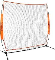 Bownet Big Mouth 7x7 Baseball Practice Net Replacement - Durable Training Net for Batting Cages & Drills