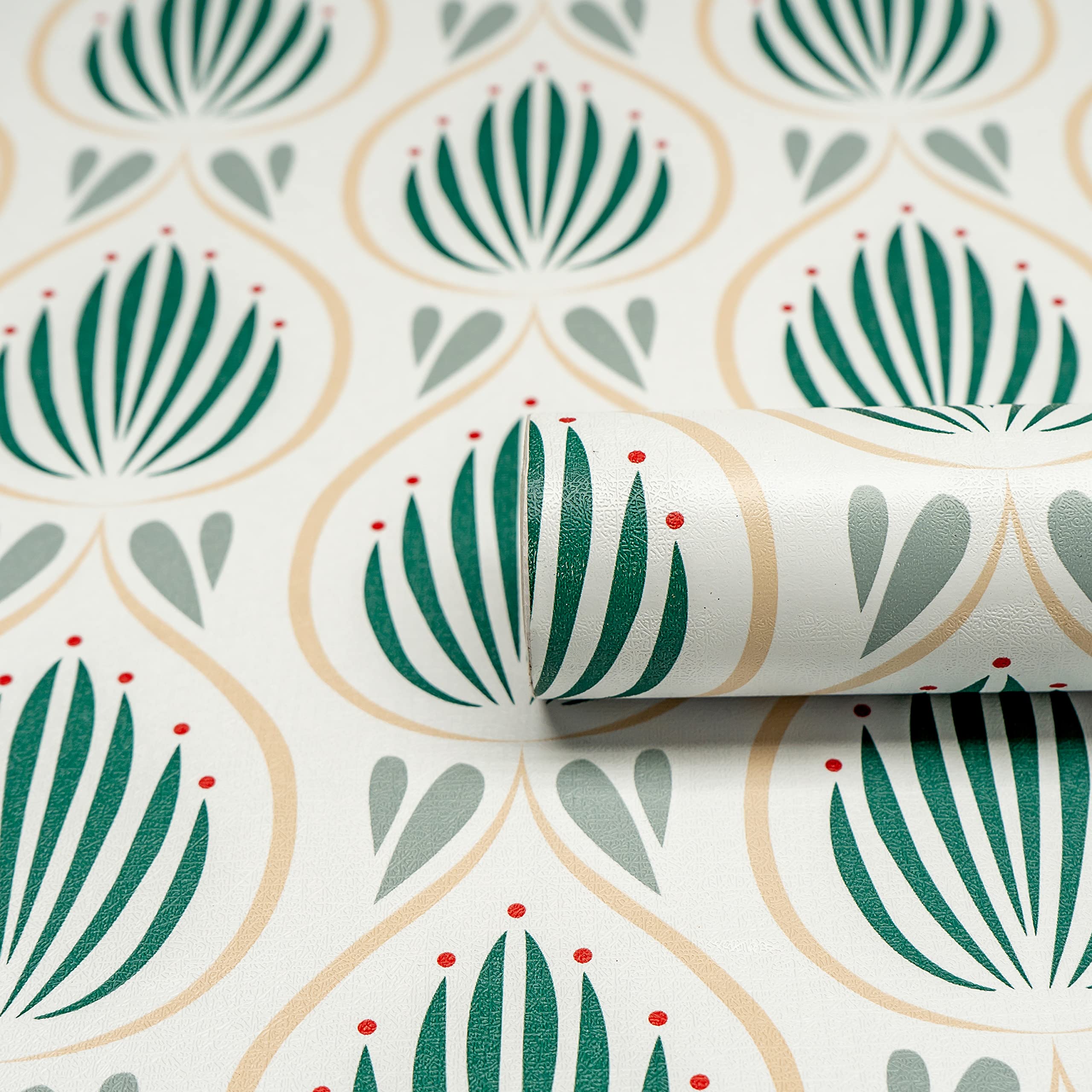 Wollzo Green Lotus Self Adhesive Decorative Wallpaper (45 x 500 cm) (B0BRL1ZWCR) Amazon Price History, Amazon Price Tracker