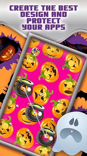 Tema de Halloween de Bloqueio de Aplicativo Inteligente