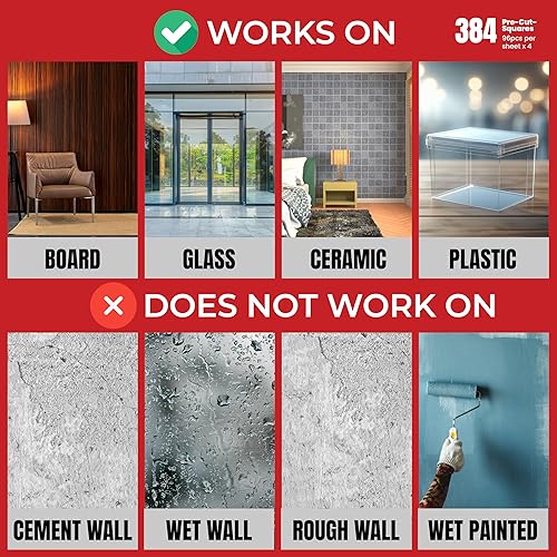 Miniatura 2 de GH1200 Masilla adhesiva para póster, masilla de pared para colgar cosas, masilla de montaje multiusos, masilla pegajosa, reutilizable, extraíble